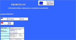 Desktop Screenshot of probyte.fi