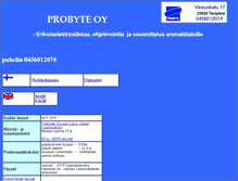 Tablet Screenshot of probyte.fi